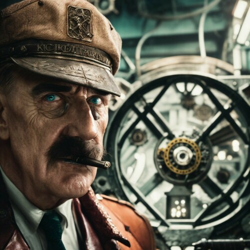 20221208155759 4bdfc29c SD2.1 768 v ema 1549518908 Close portrait of Adolf Hitler, in a (steampunk 0