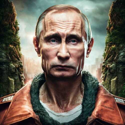 20221208112859 4bdfc29c SD2.1 768 v ema 50827916 Vladimir Putin, the head of state (man 1.3) in an i