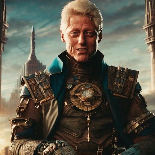 20221208195539 4bdfc29c SD2.1 768 v ema 1375993926 Portrait of Bill Clinton (USA 0.9) in a steampunk