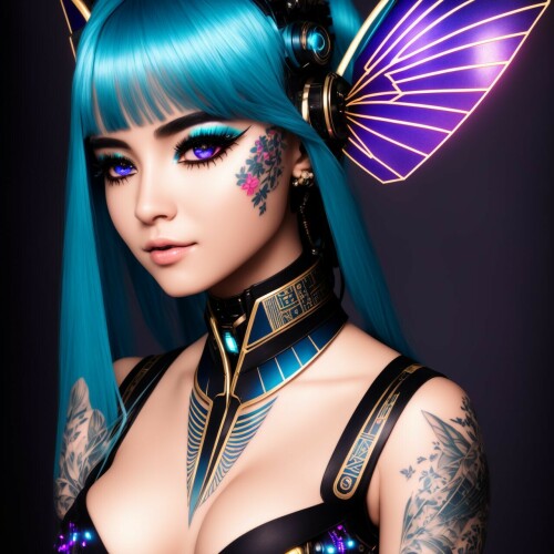 20230108134706 KompromatDiffusion44 3719671941 (Photography 1.1) of a beautiful cyber egyptian pixie