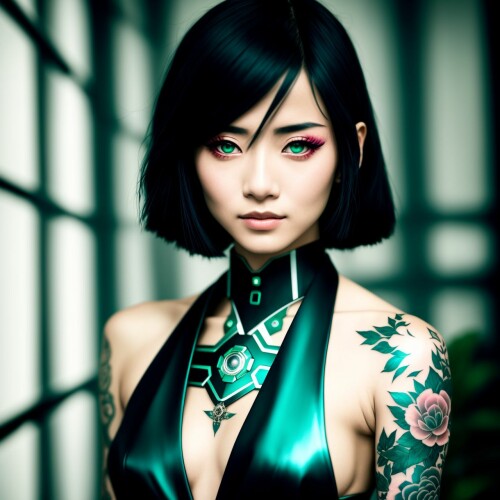 20230108135411 ProtogenX53Photorealism10 3242649253 (Photography 1.1) of a beautiful cyber Japanesee