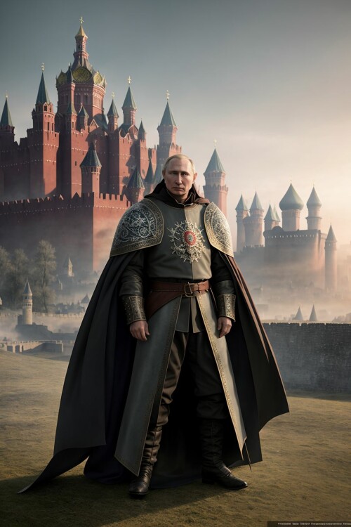 20230131020258 s1dlxbrew02 812202342 Photography of (Vladimir Putin Russia) in (medieval 1.2) clothe