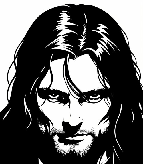 20230205014905 Deliberate11 2161063043 character design, beautiful (close 1.2) portrait of Aragorn V