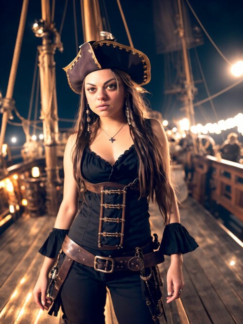 00491 RealisticVision13 523441866 RAW photo, (Mila Kunis) in a (pirate outfit), on a pirate ship, br