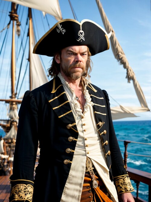 00871 RealisticVision13 1222033195 RAW photo, (Hugo Weaving) in a (pirate outfit), on a (pirate ship