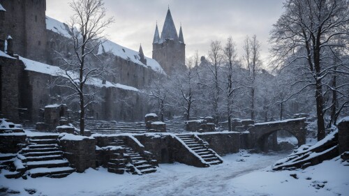 20230312141641 QGO10b 4260363608 RAW photo, breathtaking Medieval Dwarfen city ruins in the Arctic, 