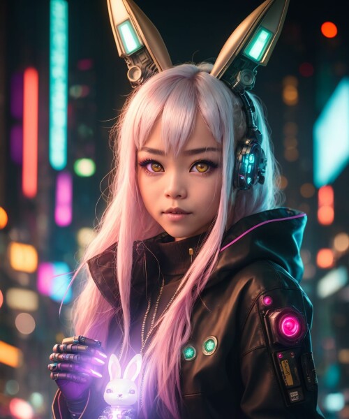 20230408223602 aZovyaRPGArtistTools20 O 1970873822 RAW photo, (cyberpunk 1.2) very cute Easter bunny