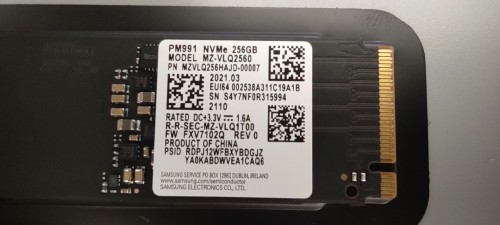 SSD NVMe 256 Samsung 01