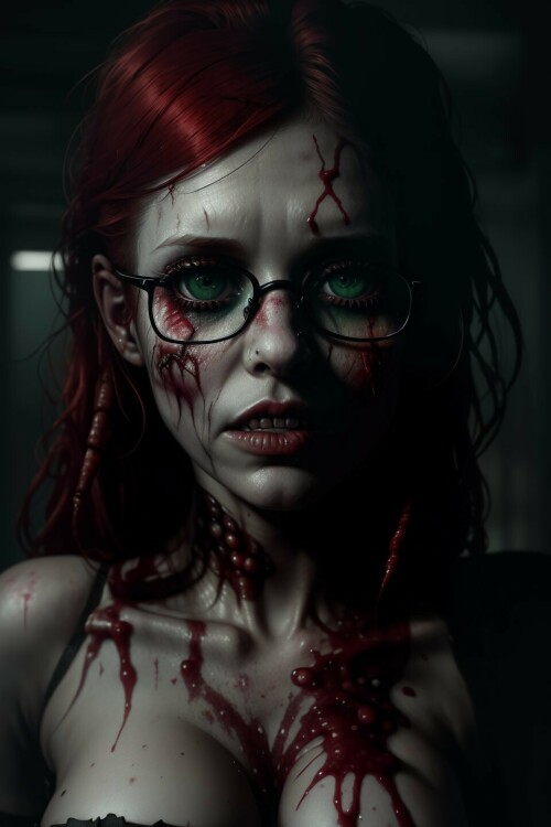 20230528180939 Lyriel15 57306186 RAW photo, (horror), (zombie, dread, dead), beautiful redhead girl,