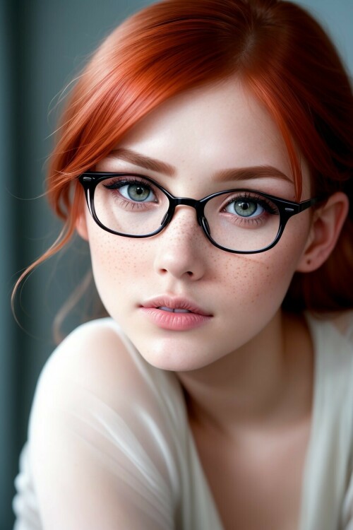 20230529231735 Clarity20 3394274638 photo, close portrait of a beautiful cute young redhead girl, gr
