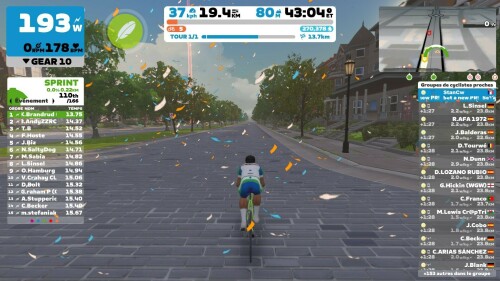 Zwift Group Ride ZZRC Chain Reaction Sub 2